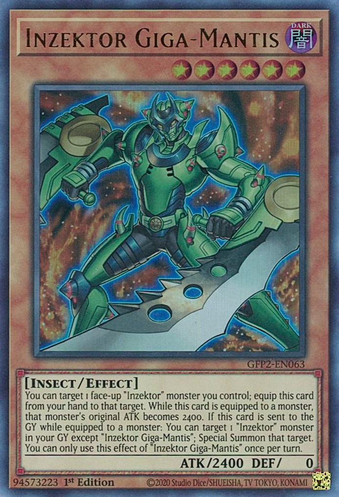 Inzektor Giga-Mantis [GFP2-EN063] Ultra Rare | A1Comics