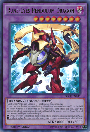 Rune-Eyes Pendulum Dragon [SECE-EN045] Ultra Rare | A1Comics