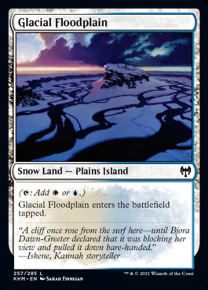 Glacial Floodplain [Kaldheim] | A1Comics