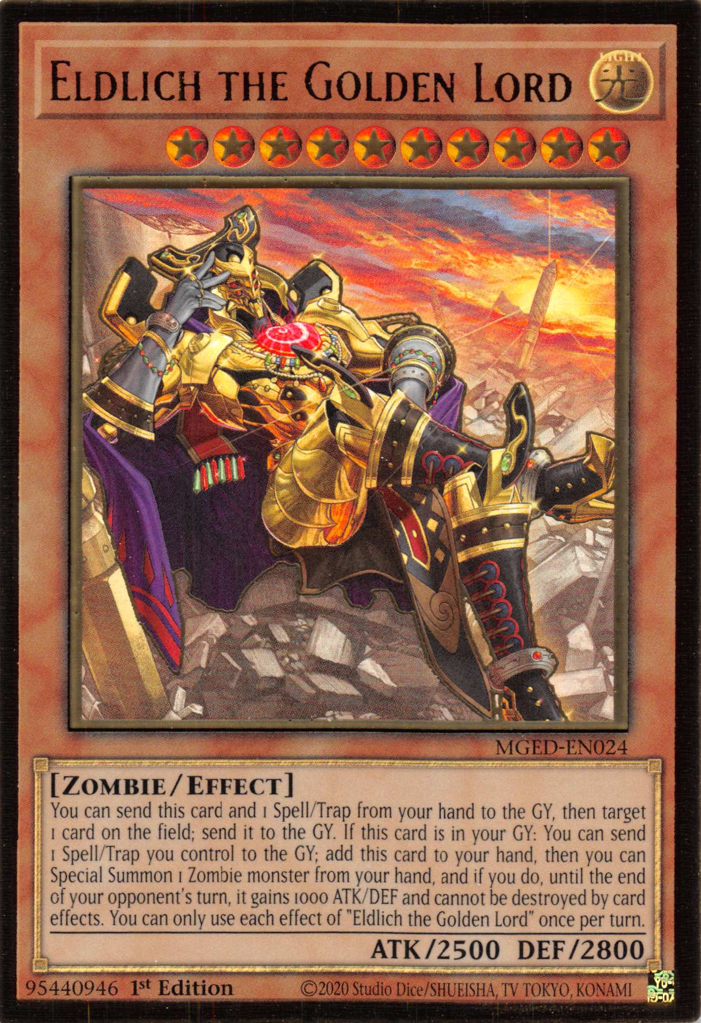 Eldlich the Golden Lord (Alternate Art) [MGED-EN024] Gold Rare | A1Comics