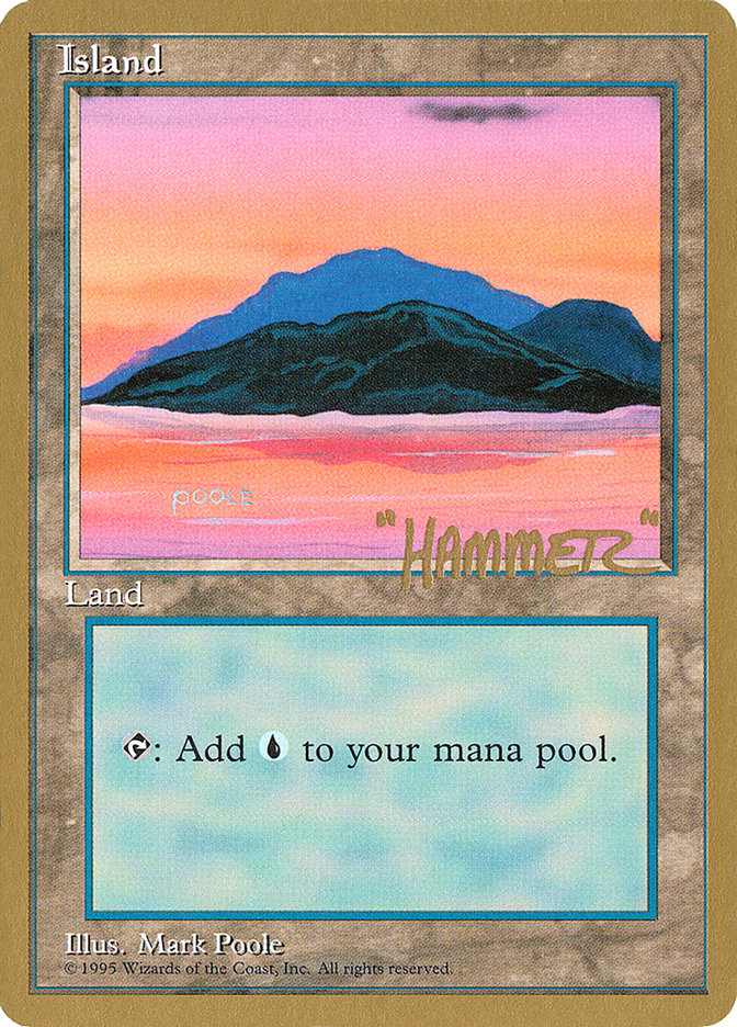 Island (shr369) (Shawn "Hammer" Regnier) [Pro Tour Collector Set] | A1Comics