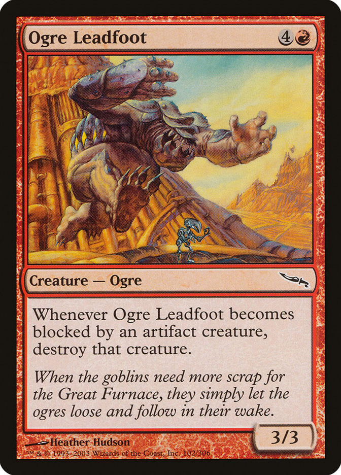 Ogre Leadfoot [Mirrodin] | A1Comics