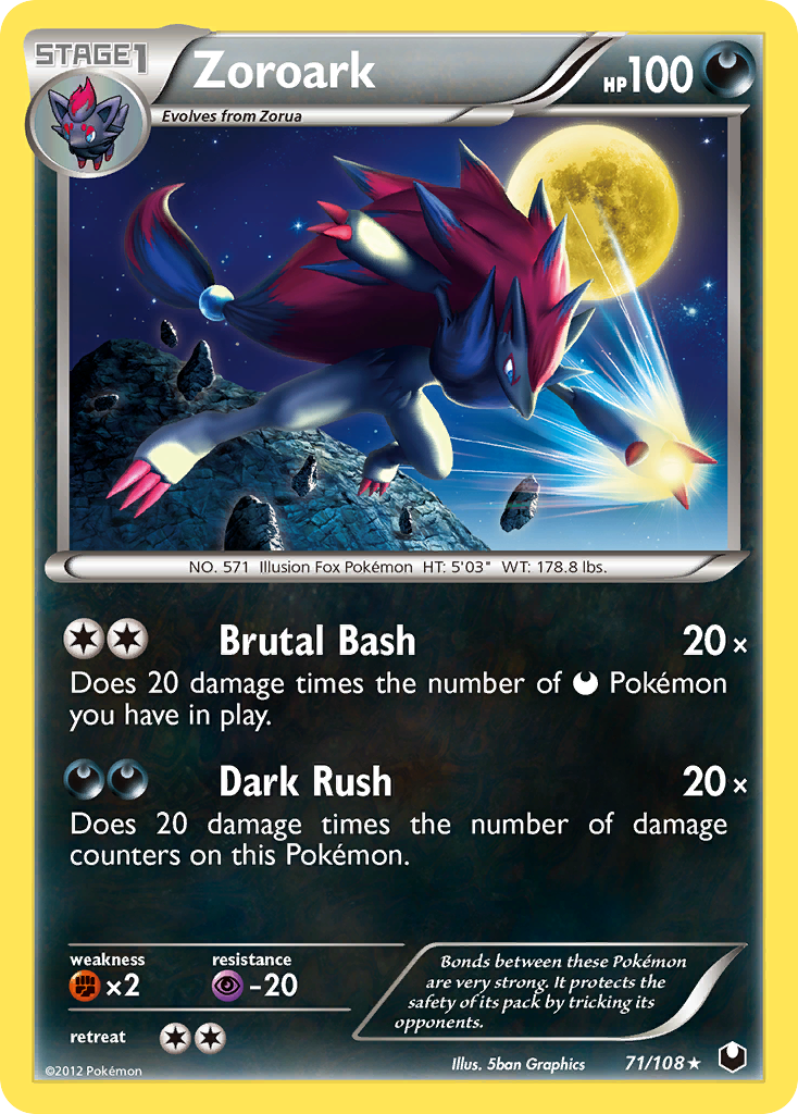 Zoroark (71/108) [Black & White: Dark Explorers] | A1Comics