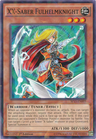 XX-Saber Fulhelmknight [SP15-EN005] Shatterfoil Rare | A1Comics