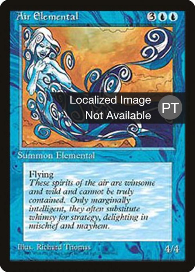 Air Elemental [Fourth Edition (Foreign Black Border)] | A1Comics