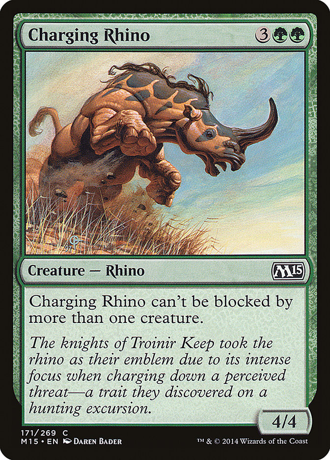 Charging Rhino [Magic 2015] | A1Comics