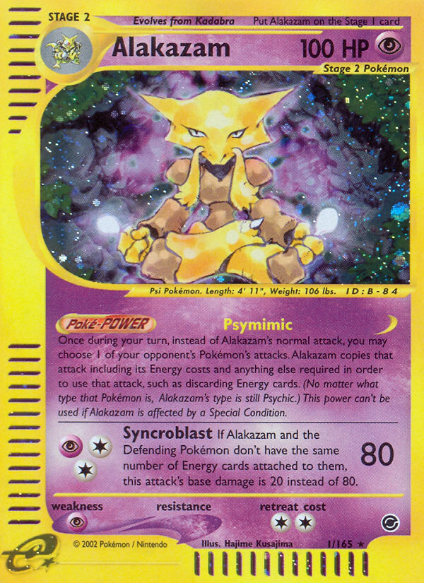 Alakazam (1/165) [Expedition: Base Set] | A1Comics