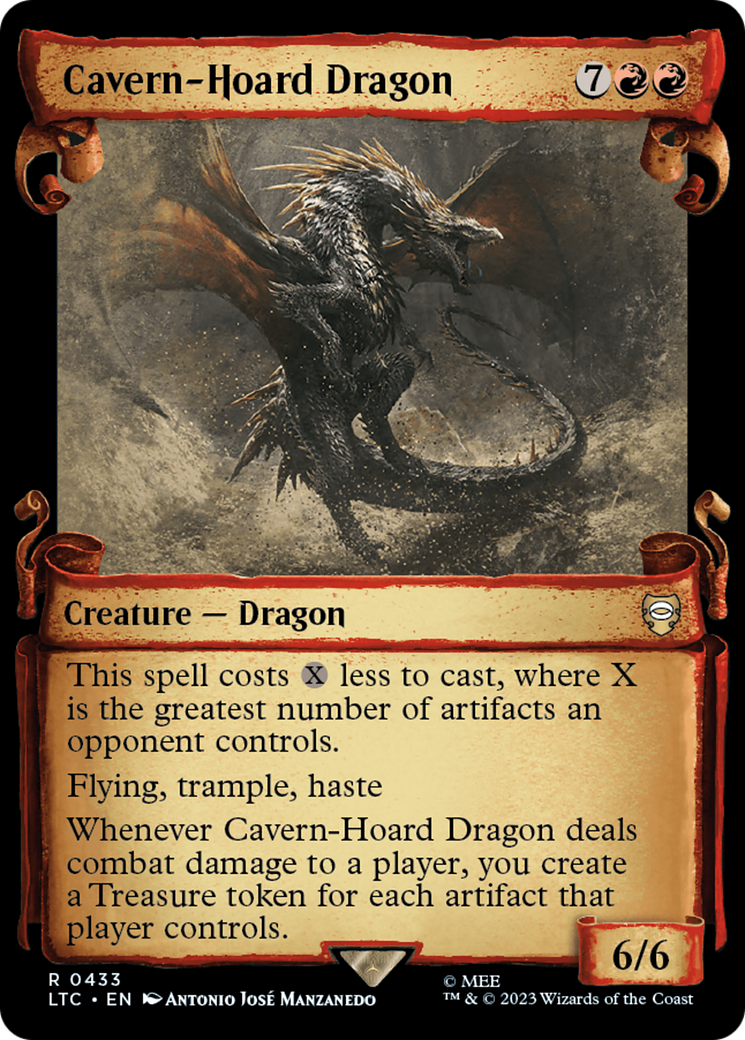 Cavern-Hoard Dragon [The Lord of the Rings: Tales of Middle-Earth Commander Showcase Scrolls] | A1Comics