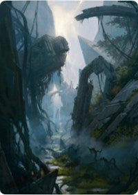 Swamp 2 Art Card [Zendikar Rising Art Series] | A1Comics