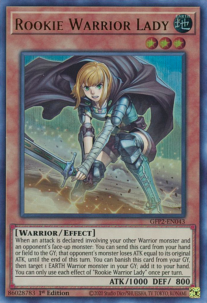 Rookie Warrior Lady [GFP2-EN043] Ultra Rare | A1Comics