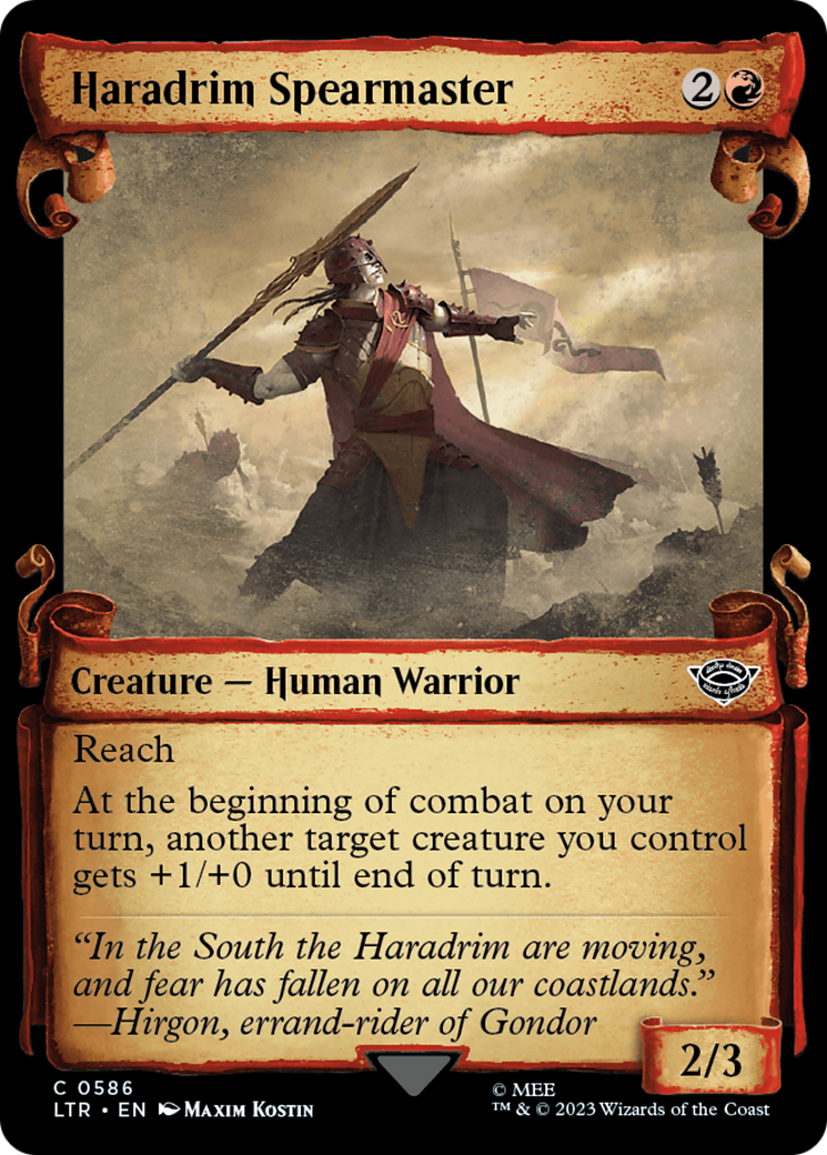 Haradrim Spearmaster [The Lord of the Rings: Tales of Middle-Earth Showcase Scrolls] | A1Comics