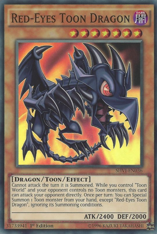 Red-Eyes Toon Dragon [SHVI-EN036] Super Rare | A1Comics