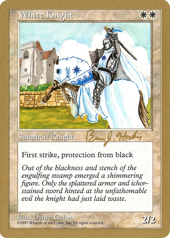 White Knight (Brian Hacker) [World Championship Decks 1998] | A1Comics