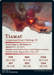 Tiamat Art Card [Dungeons & Dragons: Adventures in the Forgotten Realms Art Series] | A1Comics