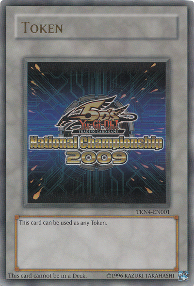 Yu-Gi-Oh 5D's 2009 National Championship Token [TKN4-EN001] Ultra Rare | A1Comics