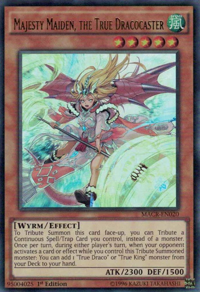 Majesty Maiden, the True Dracocaster [MACR-EN020] Ultra Rare | A1Comics