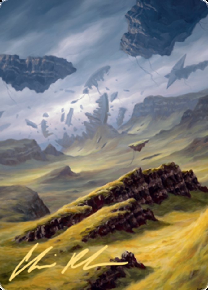 Plains 3 Art Card (Gold-Stamped Signature) [Zendikar Rising Art Series] | A1Comics