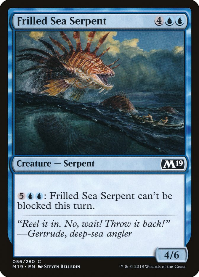 Frilled Sea Serpent [Core Set 2019] | A1Comics