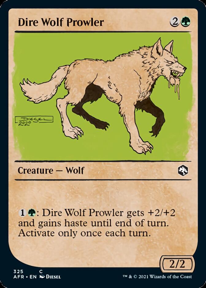 Dire Wolf Prowler (Showcase) [Dungeons & Dragons: Adventures in the Forgotten Realms] | A1Comics