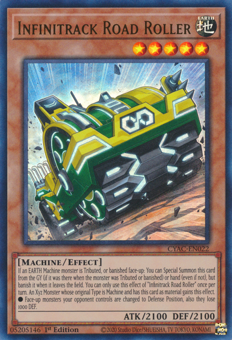 Infinitrack Road Roller [CYAC-EN022] Ultra Rare | A1Comics