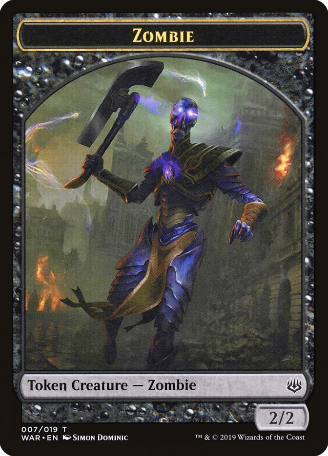 Zombie Token [War of the Spark Tokens] | A1Comics