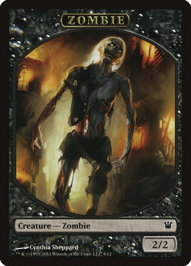 Zombie Token (9/12) [Innistrad Tokens] | A1Comics