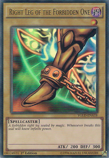 Right Leg of the Forbidden One [YGLD-ENA18] Ultra Rare | A1Comics