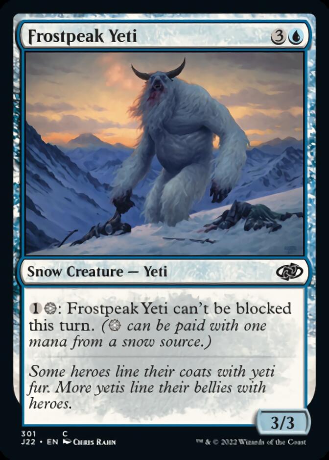 Frostpeak Yeti [Jumpstart 2022] | A1Comics