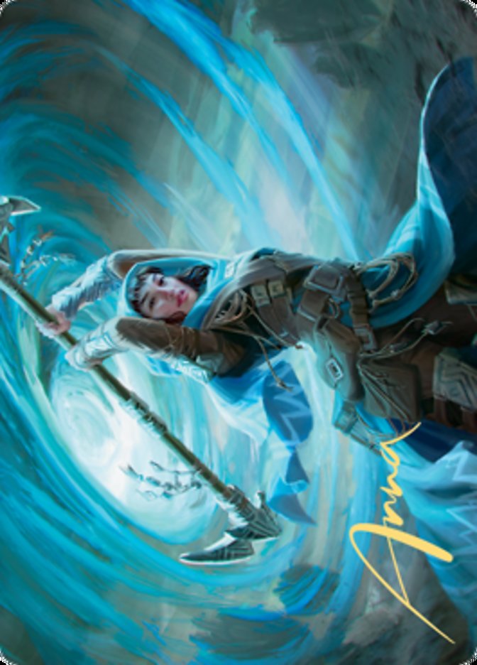 Sea Gate Stormcaller Art Card (Gold-Stamped Signature) [Zendikar Rising Art Series] | A1Comics