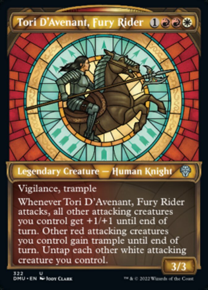 Tori D'Avenant, Fury Rider (Showcase) [Dominaria United] | A1Comics