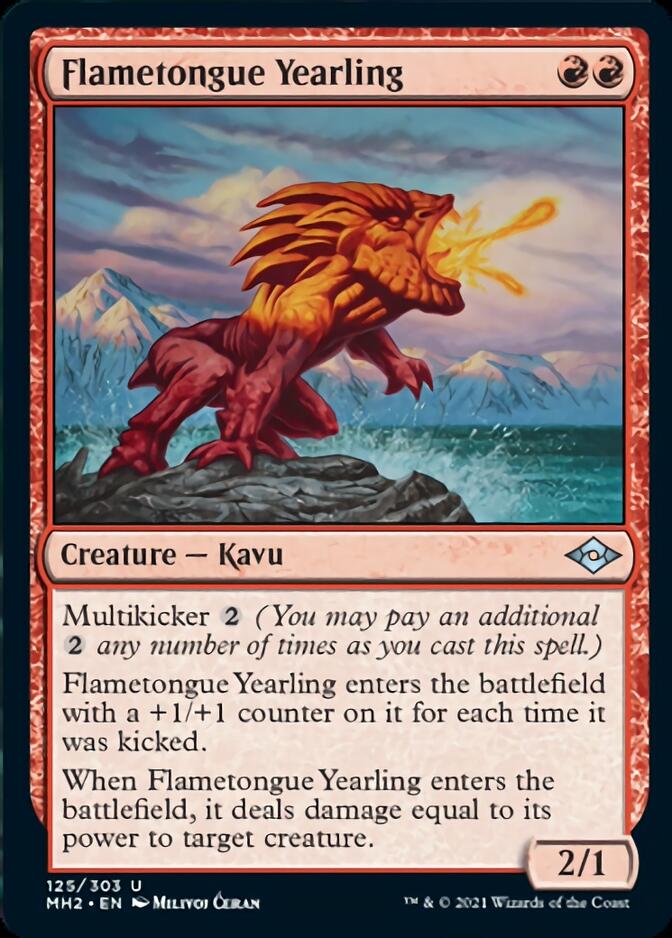 Flametongue Yearling [Modern Horizons 2] | A1Comics