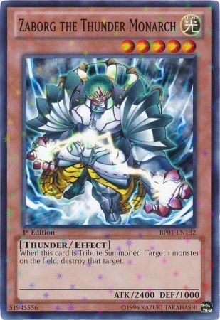 Zaborg the Thunder Monarch [BP01-EN132] Starfoil Rare | A1Comics