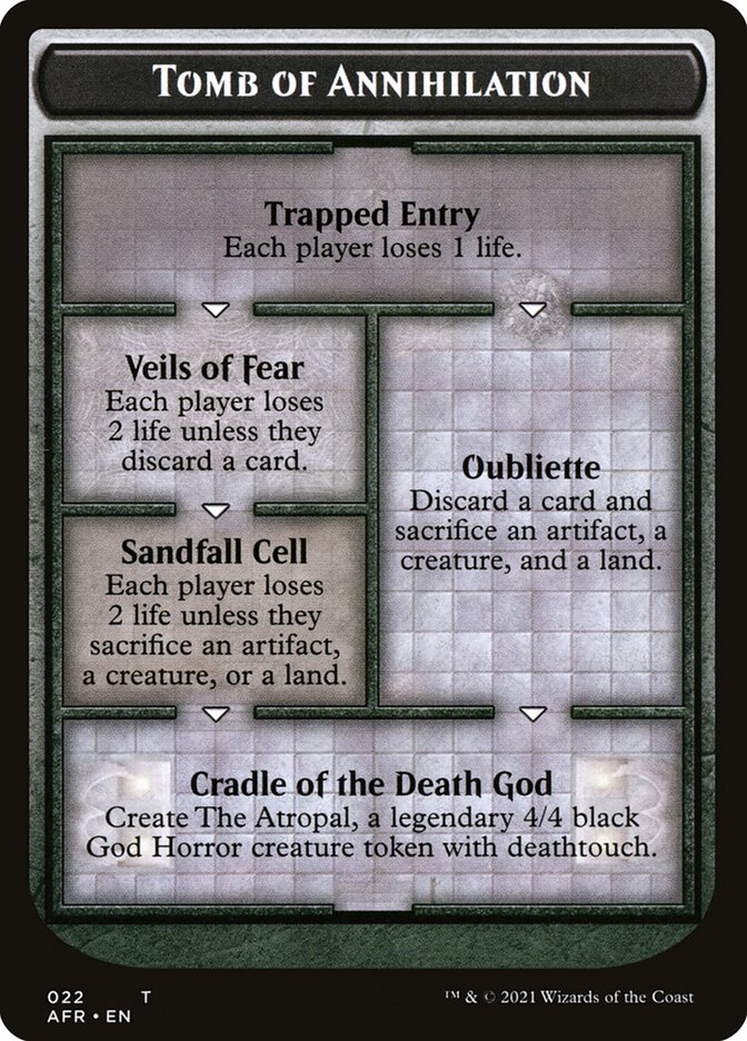 Tomb of Annihilation Token (Oversized) [Oversize Cards] | A1Comics