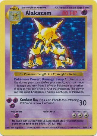 Alakazam (1/102) [Base Set Shadowless Unlimited] | A1Comics