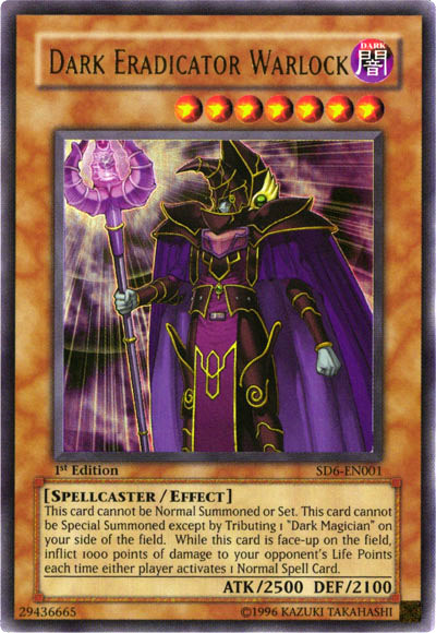 Dark Eradicator Warlock [SD6-EN001] Ultra Rare | A1Comics