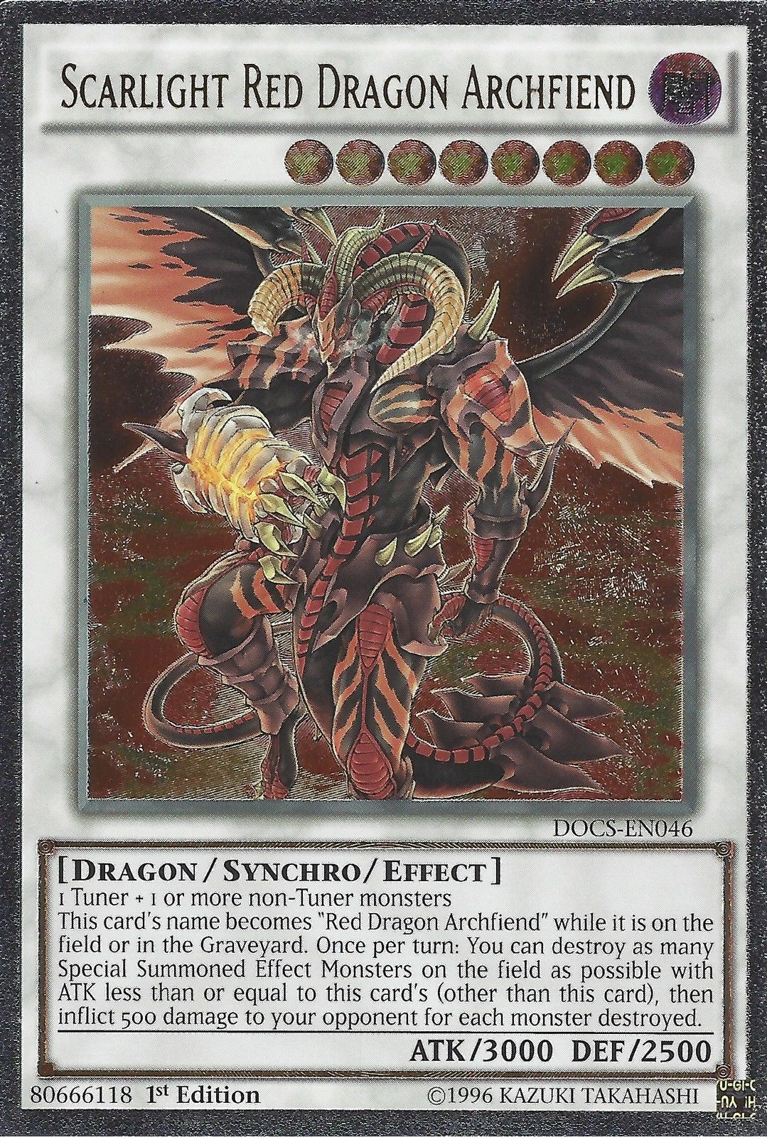 Scarlight Red Dragon Archfiend (UTR) [DOCS-EN046] Ultimate Rare | A1Comics