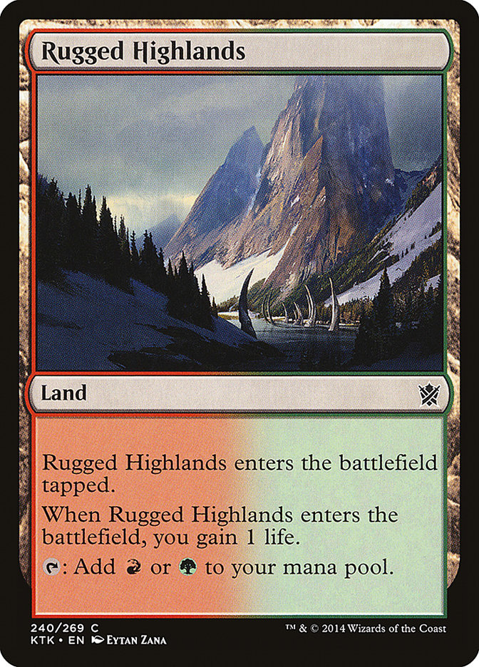 Rugged Highlands [Khans of Tarkir] | A1Comics