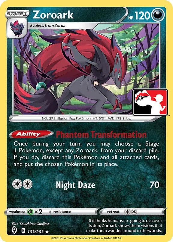 Zoroark (103/203) [Prize Pack Series One] | A1Comics