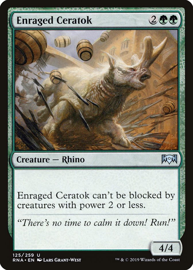 Enraged Ceratok [Ravnica Allegiance] | A1Comics