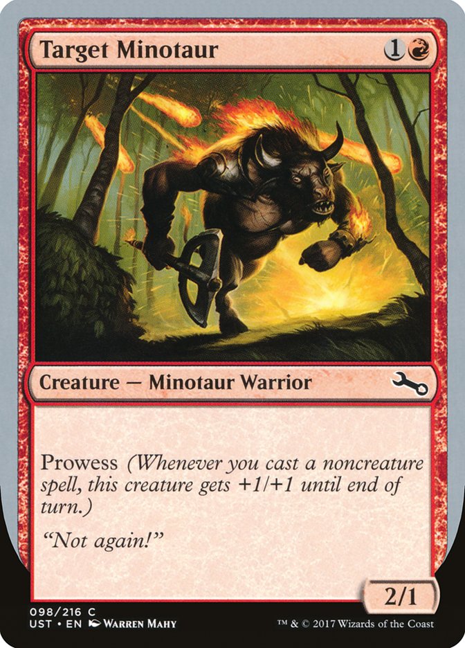 Target Minotaur (Fire Art) [Unstable] | A1Comics