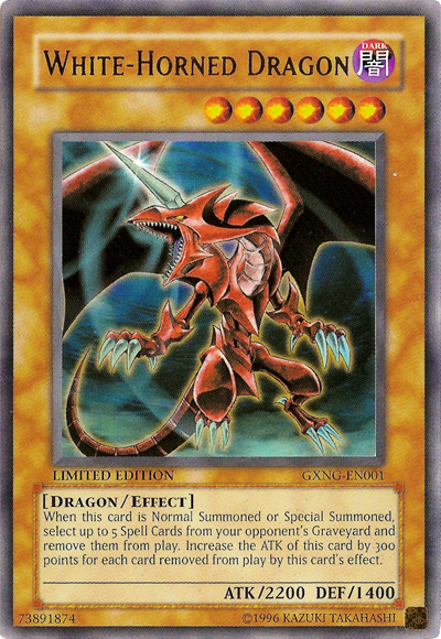 White-Horned Dragon [GXNG-EN001] Ultra Rare | A1Comics