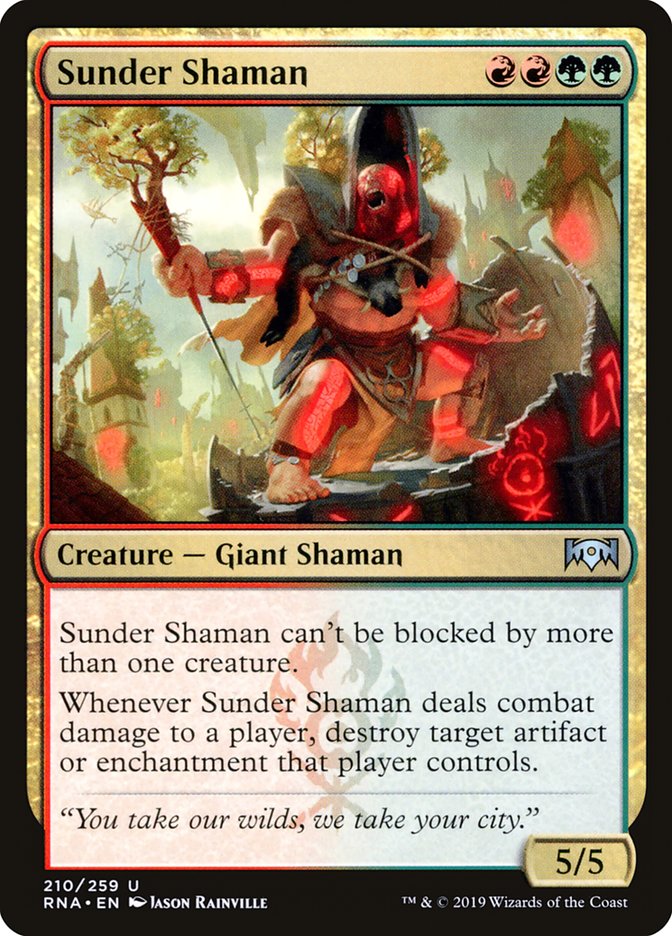 Sunder Shaman [Ravnica Allegiance] | A1Comics