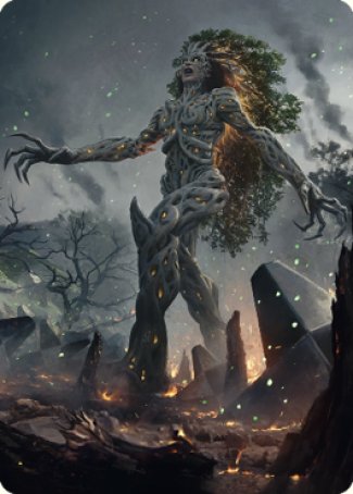 Titania, Gaea Incarnate Art Card [The Brothers' War Art Series] | A1Comics