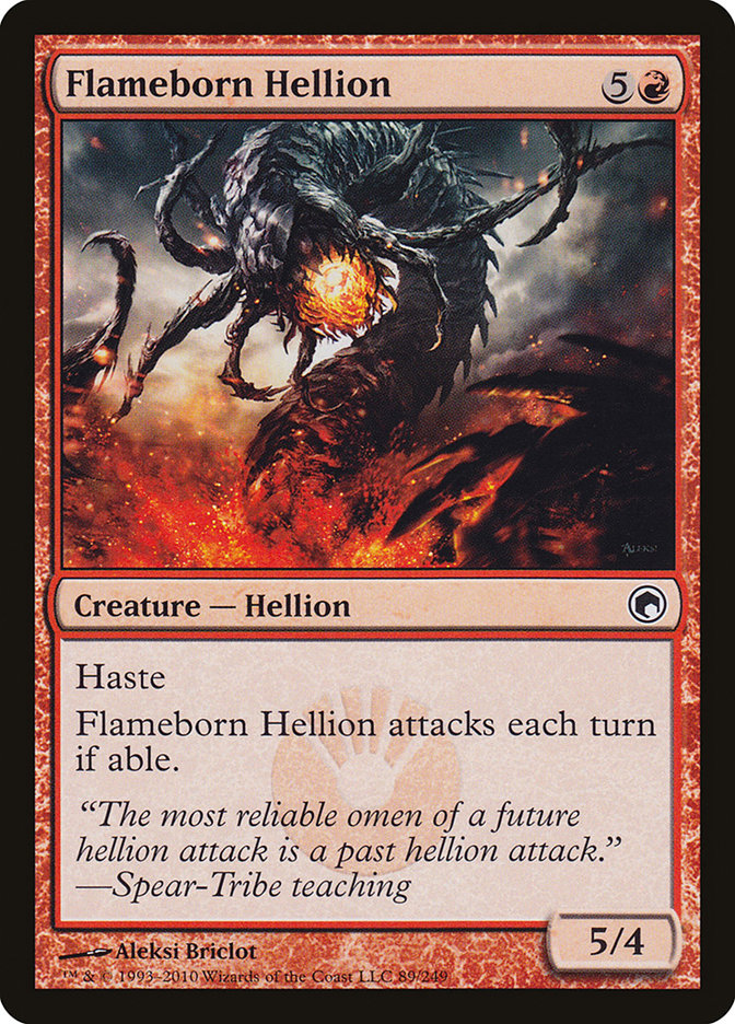 Flameborn Hellion [Scars of Mirrodin] | A1Comics