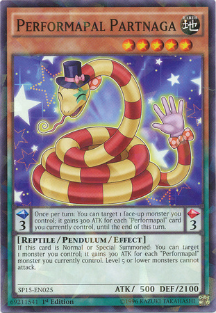 Performapal Partnaga [SP15-EN025] Shatterfoil Rare | A1Comics