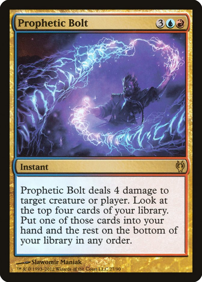 Prophetic Bolt [Duel Decks: Izzet vs. Golgari] | A1Comics