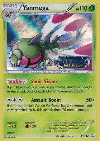 Yanmega (XY144) (Staff) [XY: Black Star Promos] | A1Comics