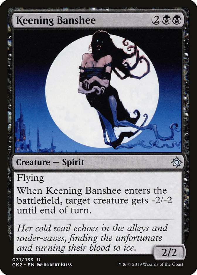 Keening Banshee [Ravnica Allegiance Guild Kit] | A1Comics