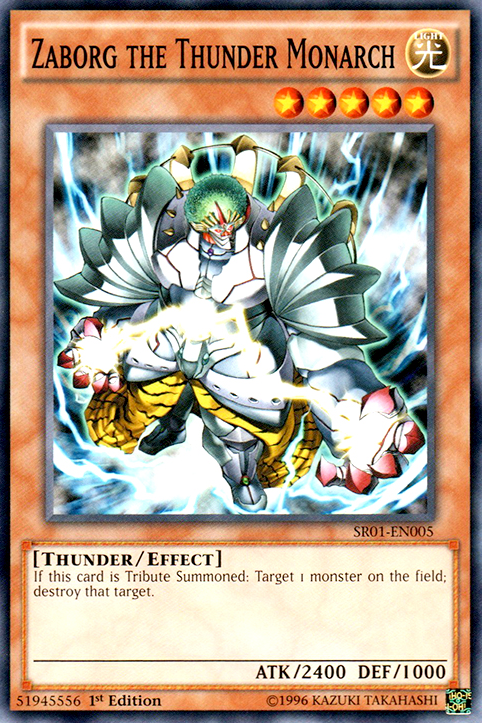 Zaborg the Thunder Monarch [SR01-EN005] Common | A1Comics