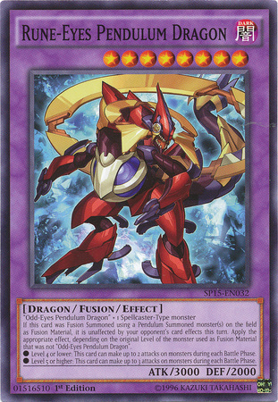 Rune-Eyes Pendulum Dragon [SP15-EN032] Common | A1Comics